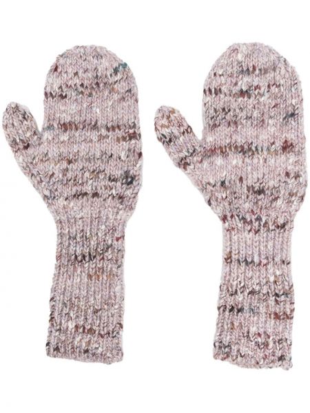 Плетени ръкавици Aeron виолетово