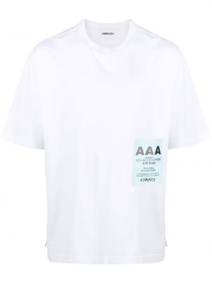 Oversize тениска с принт Ambush бяло