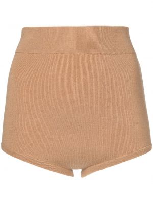 Strick kaschmir shorts Cashmere In Love braun