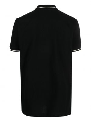 T-shirt aus baumwoll mit schlangenmuster Roberto Cavalli schwarz
