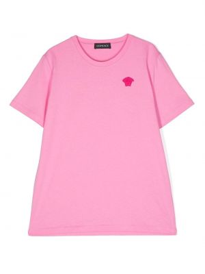 T-shirt för tjejer Versace Kids rosa