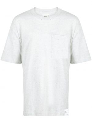 Bavlněné tričko s kapsami :chocoolate šedé