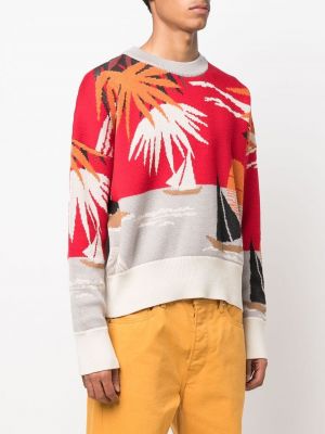 Sweter Palm Angels szary