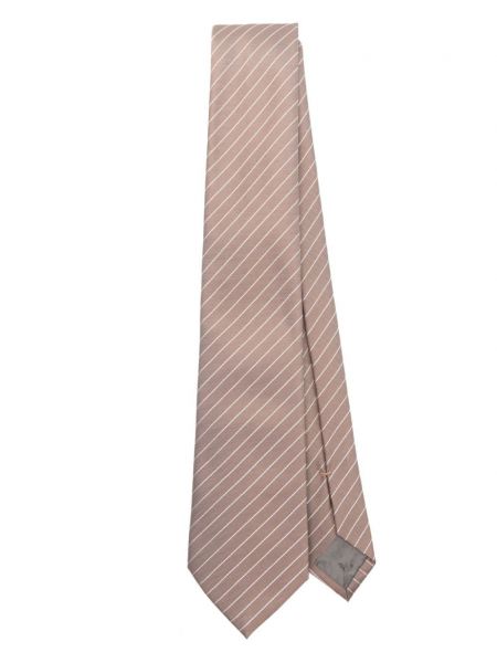 Cravate en soie à rayures Emporio Armani