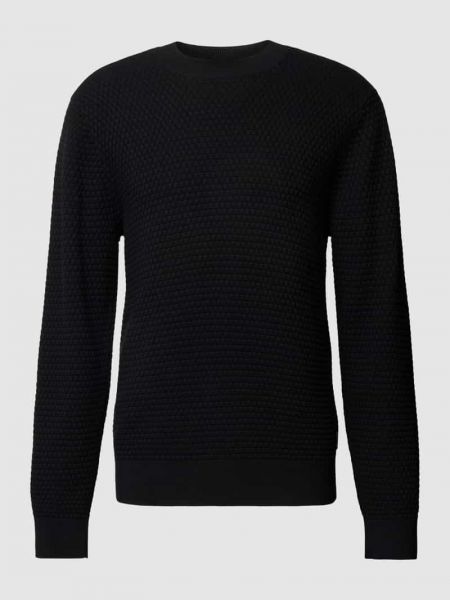 Dzianinowy sweter Armani Exchange czarny