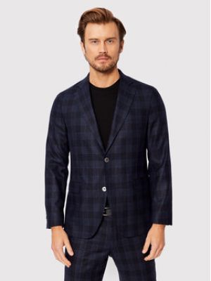 Oscar Jacobson Sako Fogerty 3154 3577 Tmavomodrá Regular Fit