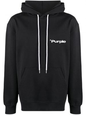 Суичър с качулка с принт Purple Brand