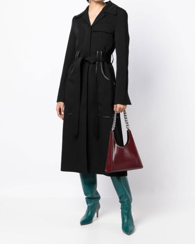 Manteau en laine Victoria Beckham noir