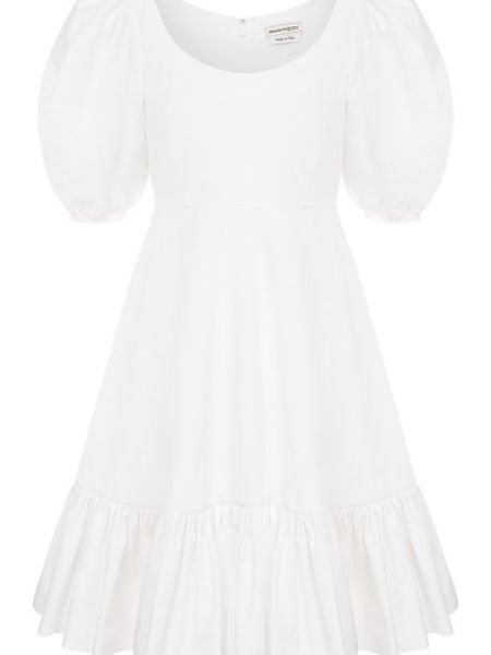 Платье Alexander Mcqueen белое