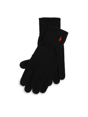 Черные перчатки Polo Ralph Lauren