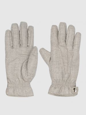 Вовняні рукавички Enrico Mandelli сірі