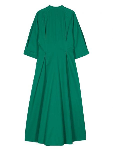 Robe mi-longue en coton Aspesi vert