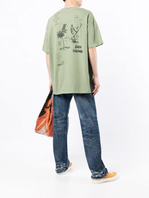 T-krekls ar apdruku Five Cm zaļš