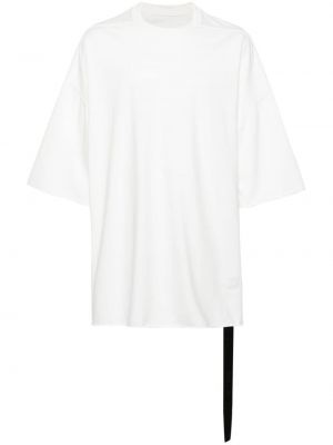 Bavlnené tričko Rick Owens Drkshdw biela