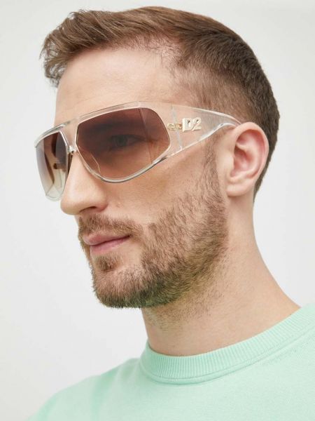Прозрачные очки солнцезащитные Dsquared2