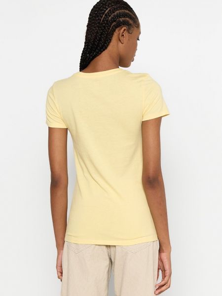 Koszulka z nadrukiem Gap żółta