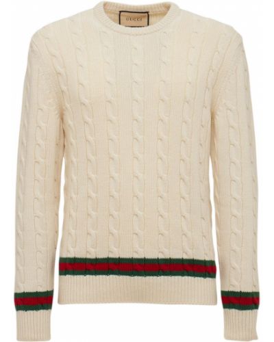 Z kaszmiru sweter wełniany Gucci