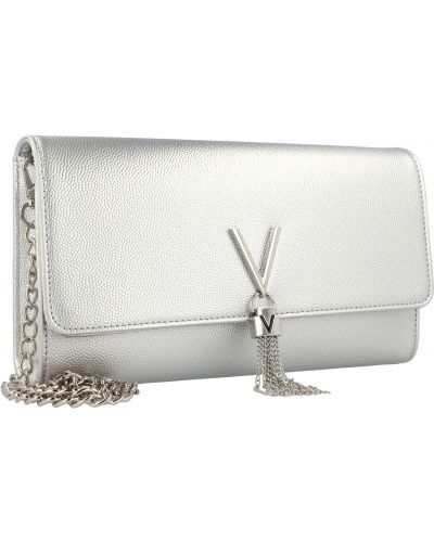 Estélyi táska Valentino ezüstszínű