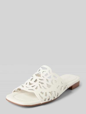 Sandały skórzane Marc Cain Bags & Shoes białe