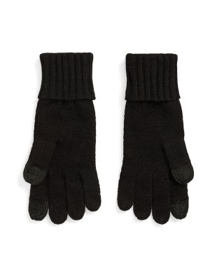 Γάντια Lauren Ralph Lauren μαύρο