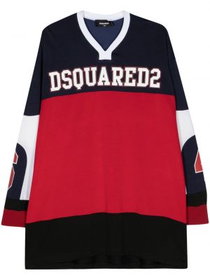 Tričko s potiskem Dsquared2 červené