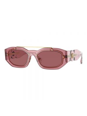 Różowe okulary przeciwsłoneczne Versace