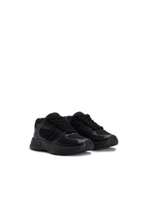 Sneakers con lacci di pelle Ami Paris nero