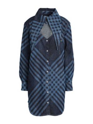 Mini-abito di cotone Vivienne Westwood blu
