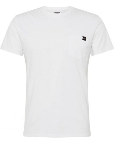 Тениска с джобове Edwin бяло