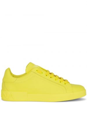 Sneakers Dolce & Gabbana κίτρινο