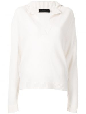 Пуловер Lisa Yang бяло