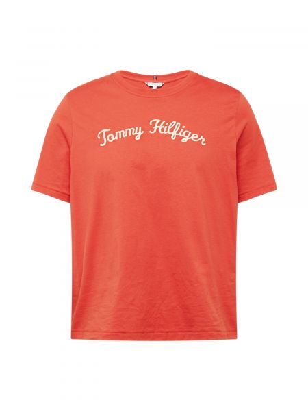 T-shirt Tommy Hilfiger Curve rouge