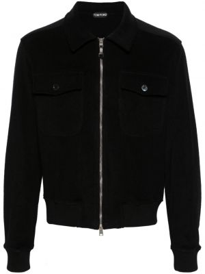 Košile na zip Tom Ford černá