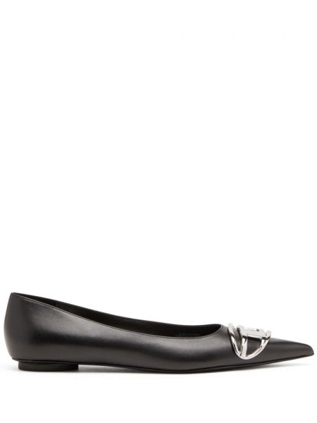 Ballerines en cuir Diesel noir