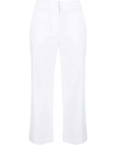 Pantaloni dritti Theory, bianco