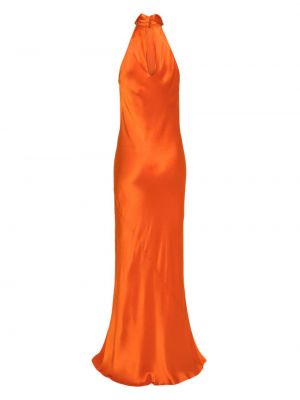 Koktejlové šaty Semicouture oranžové