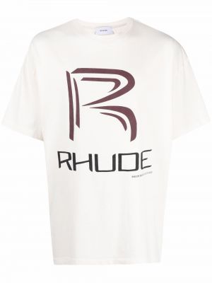 Camiseta con estampado Rhude