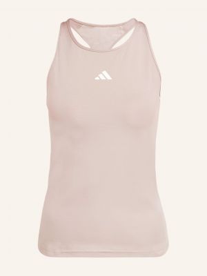 Tank top Adidas beżowy