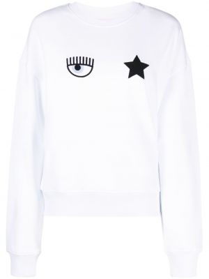 Sweatshirt mit stickerei aus baumwoll Chiara Ferragni