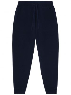 Kaschmir sporthose mit stickerei Burberry blau