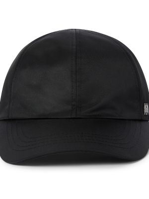 Gorra de algodón Totême negro