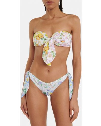 Bikini cu model floral Zimmermann