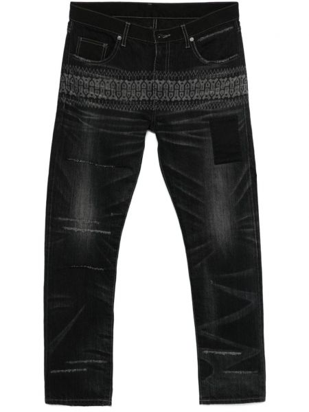 Skinny fit jean pantolon Neighborhood siyah