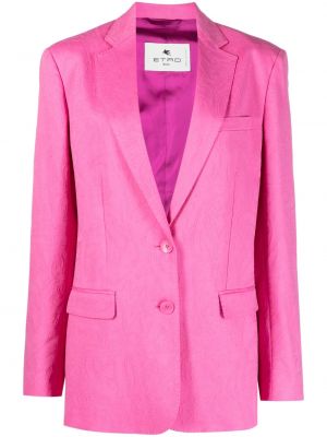 Blazer i jacquard Etro rosa