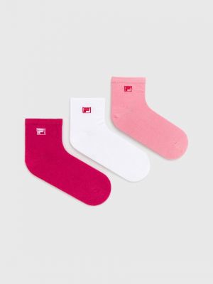 Чорапи Fila розово