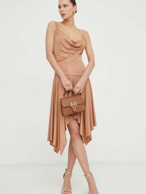 Сукня міді Pinko коричнева
