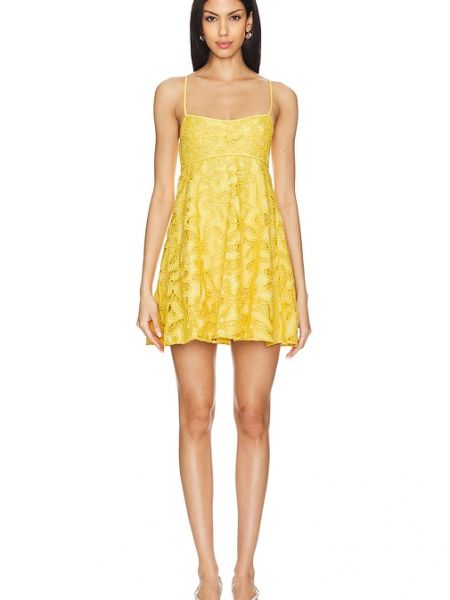 Mini robe Alexis jaune