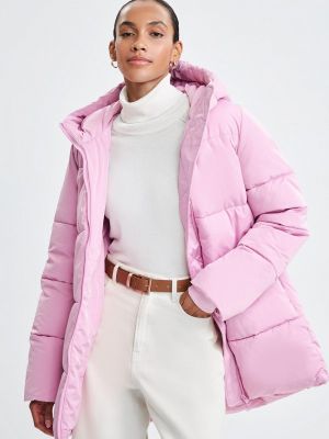 Утепленная куртка Zarina розовая