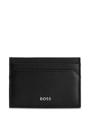 Кожаный кошелек Boss Hugo Boss черный