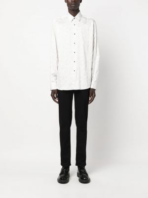 Chemise avec manches longues Karl Lagerfeld blanc
